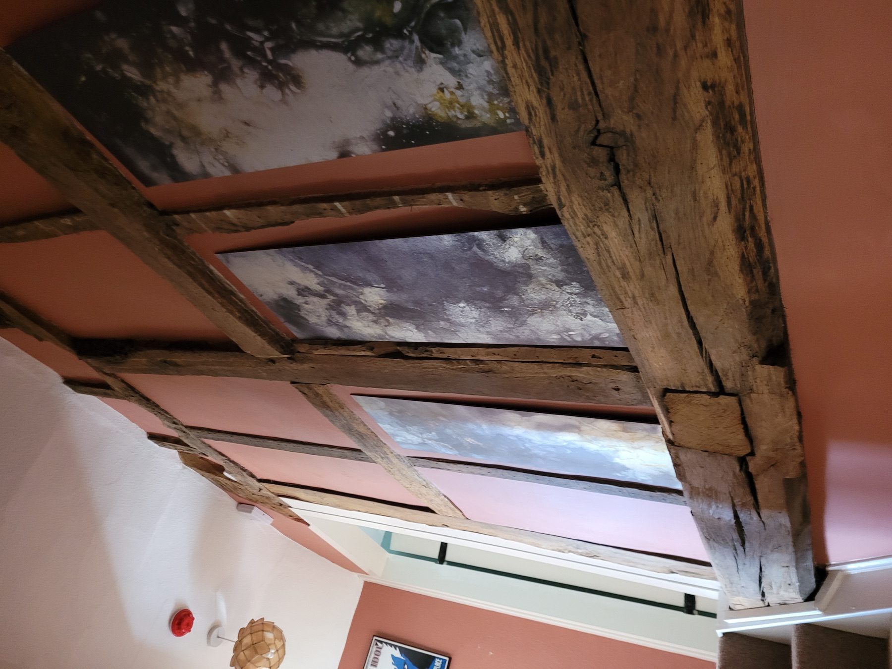 General condition check of an exposed historic timber frame